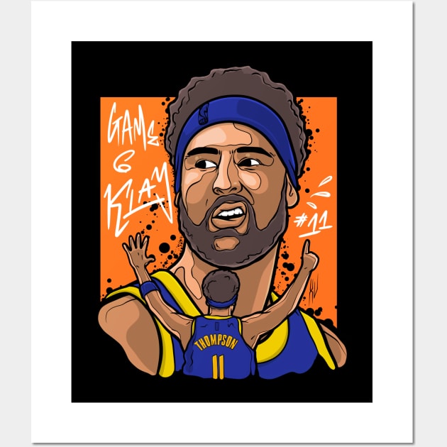 Game 6 Klay Wall Art by teeleoshirts